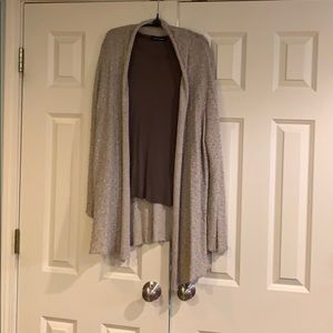 Long sleeve microfiber shirt with sweater